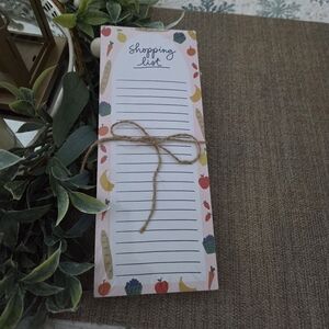 Colorful Shopping List Notepad